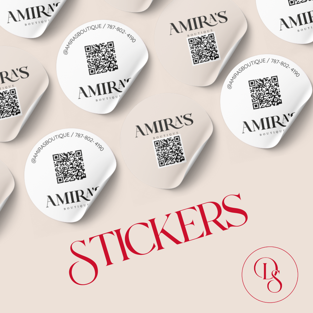 Stickers QR Circulares