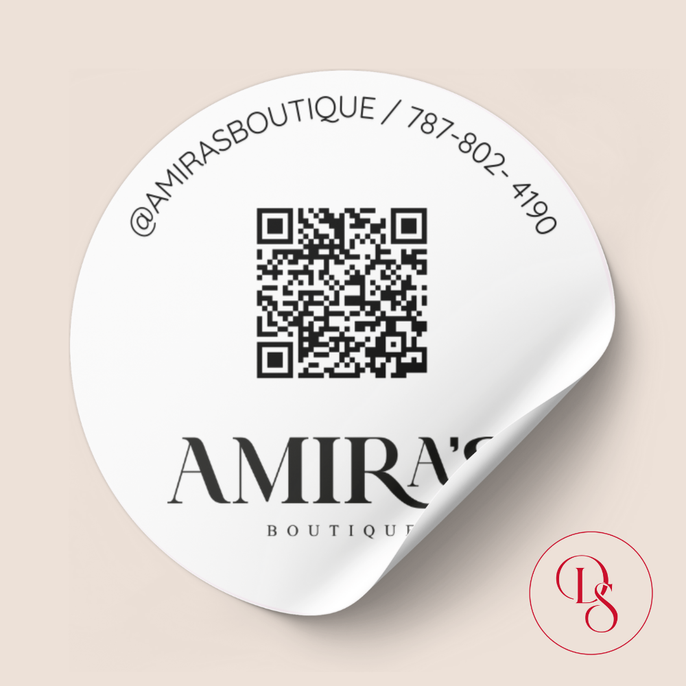 Stickers QR Circulares