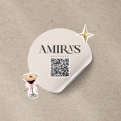 Stickers QR Circulares